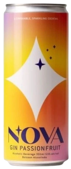 NOVA GIN PASSION FRUIT 355ML 4PK CAN @ Southgate [1050468]