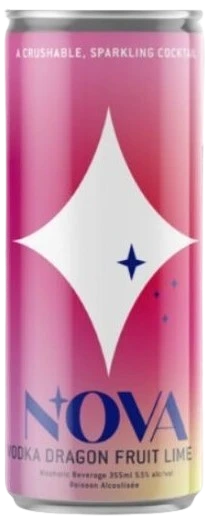 NOVA VODKA DRAGON FRUIT LIME 355ML 4PK CAN @ St. Albert [1050470]